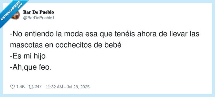 mascotas,cochecito,hijo,comentario,iron&iacute;a