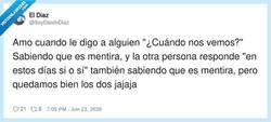 Enlace a Dos mentirosos acordando verse: la química más pura, por @SoyDaniloDiaz