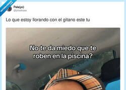 Enlace a Esa toalla protege más que dos doberman, por @jotaakaaa