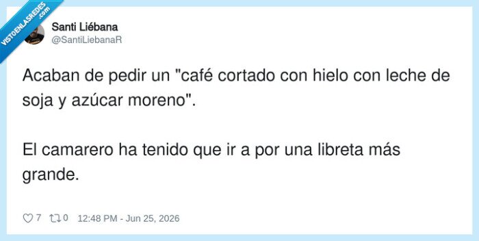 cafe,camarero,libreta,soja,azucar