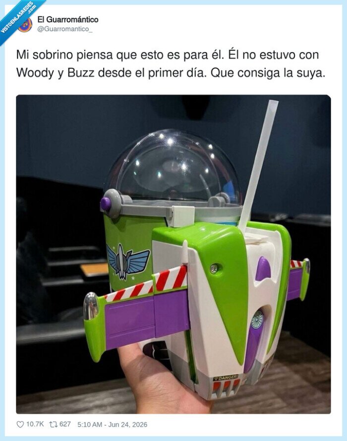 Buzz,sobrino,herencia,veteranos,celos