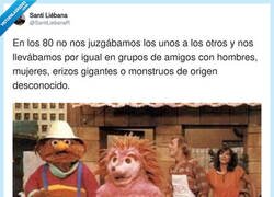 Enlace a En los 80 la pandilla era inclusiva: uno curraba, otro pinchaba y el tercero ni sabemos de qué especie era, por @SantiLiebanaR