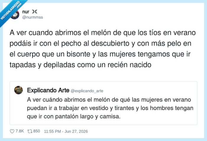 igualdad,vestimenta,verano,estereotipos,feminismo