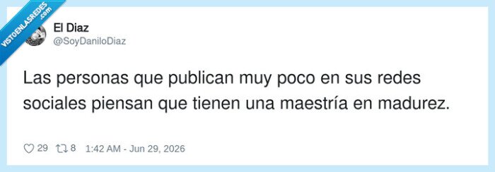 redes,madurez,postureo,silencio,ego