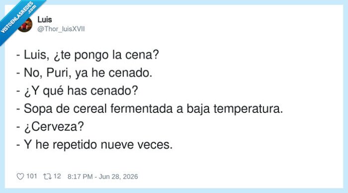 cerveza,cena,matrimonio,excusa,borrachera