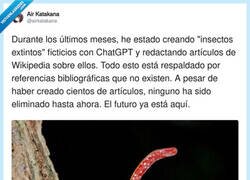 Enlace a Y mañana Wikipedia se lo cree y lo pone en la portada, por @ai
