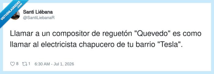 regueton,quevedo,electricista,tesla,comparacion