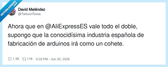AliExpress,Arduino,industria,espa&ntilde;a,precios