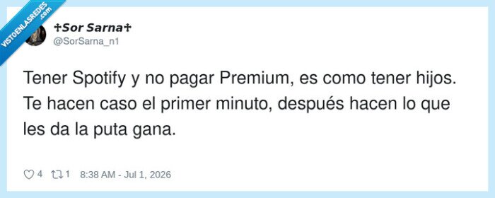 Spotify,Premium,hijos,cuidado,comparaci&oacute;n