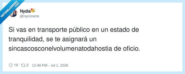 transporte,p&uacute;blico,calma,sincasco,volumen