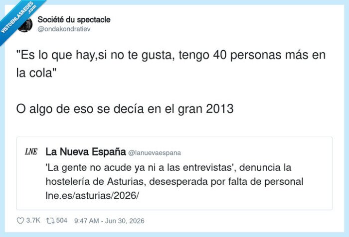 hosteler&iacute;a,entrevistas,empleo,Asturias,colas