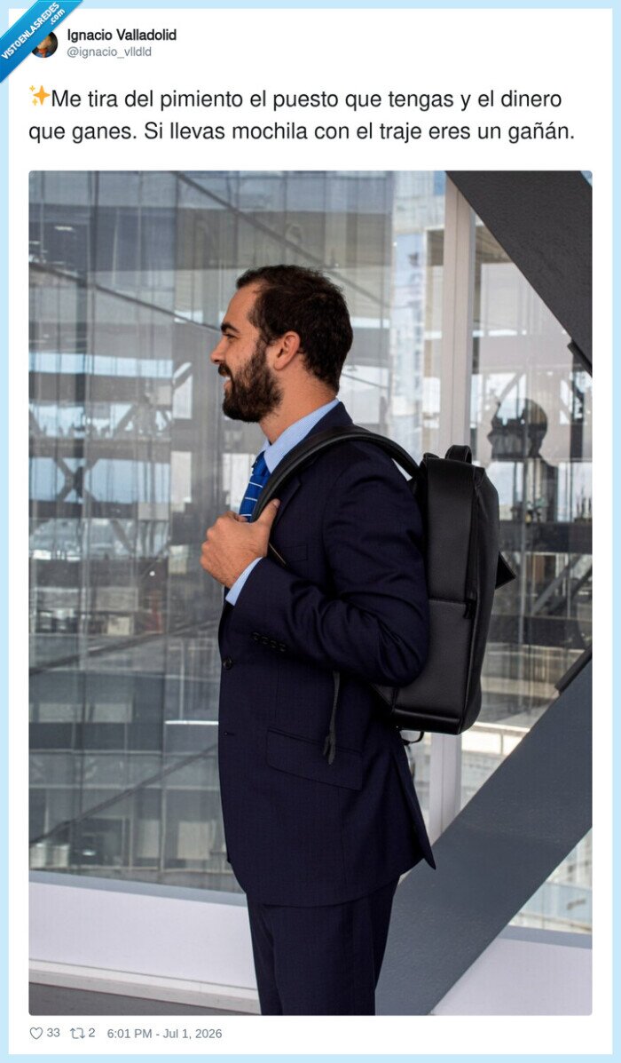 traje,mochila,&eacute;xito,profesional,estilo