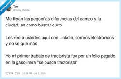 Enlace a Pueblo vs ciudad