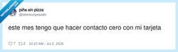 Enlace a Cuando la tarjeta y tú necesitáis terapia, por @skereunpesado