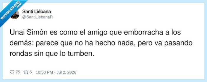 UnaiSim&oacute;n,f&uacute;tbol,portero,borrachera,Eurocopa