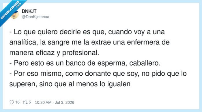 donaci&oacute;n,esperma,enfermera,anal&iacute;tica,malentendido