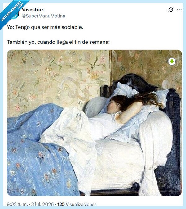 sociable,fin de semana