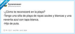 Enlace a En la playa: 200 sillas iguales y yo describiéndola como si fuera edición limitada, por @Runnercervecero