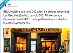 Enlace a EEUU celebrando 250 años y aquí el bar ya te sirve la historia con tapa, por @caminantes21