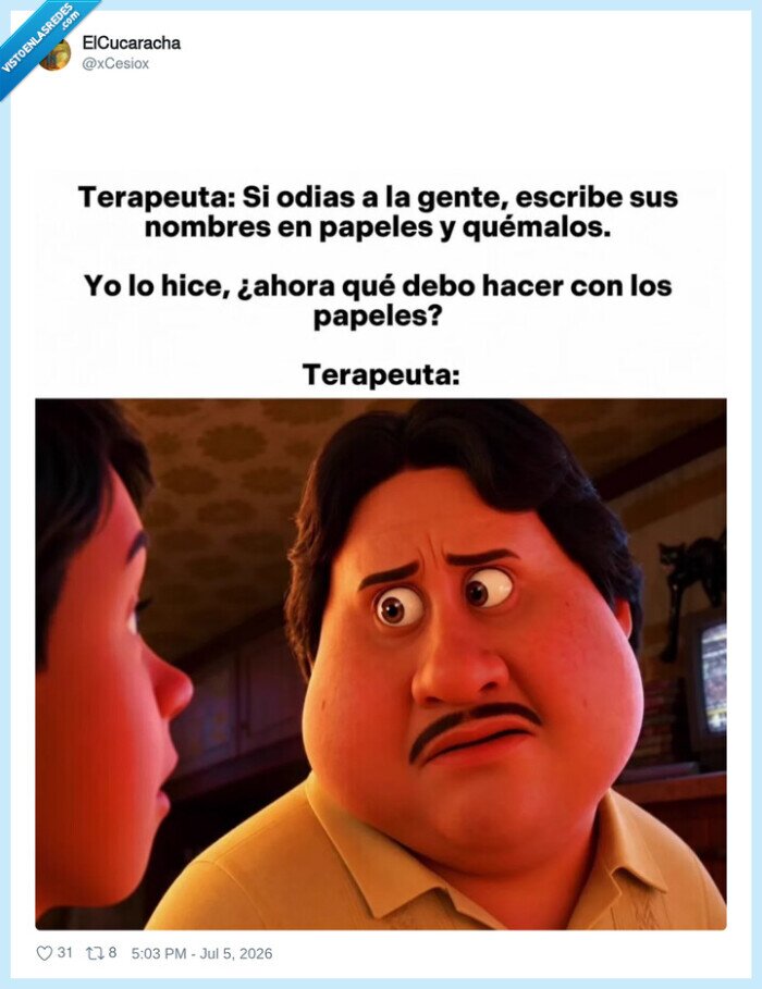 terapeuta,papeles,quemar,odio,hazlo