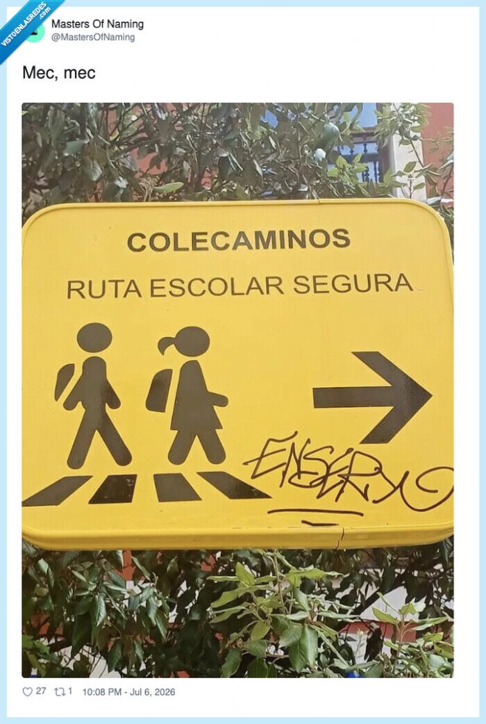 colegio,se&ntilde;al,grafiti,ruta,ni&ntilde;os