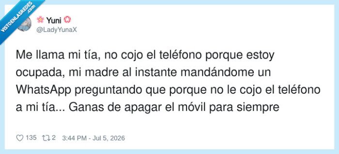 familia,whatsapp,llamadas,madre,t&iacute;a
