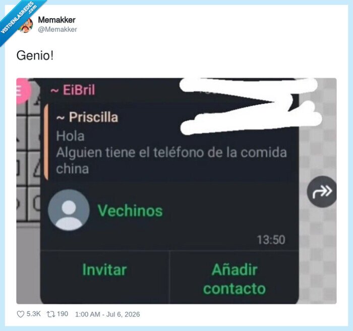 vecinos,whatsapp,comida,chino,barrio
