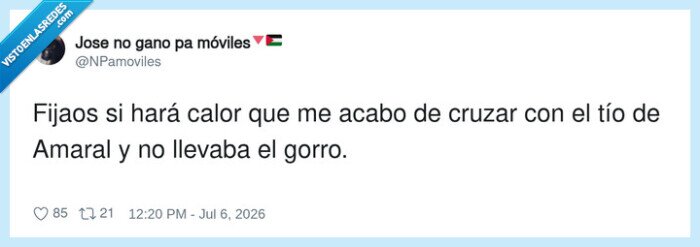 amaral,gorro,calor