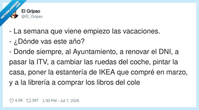 vacaciones,tr&aacute;mites,dni,itv,ikea