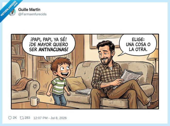 antivacunas,padre,hijo,elecci&oacute;n,familia