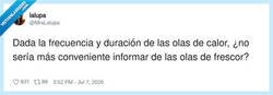 Enlace a Olas de frecor pocas vas a ver, por @MrsLalupa