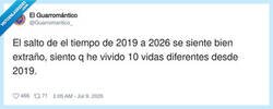 Enlace a De 2019 a 2026 en un parpadeo: ya he reencarnado tres veces y sigo con el mismo cansancio, por @Guarromantico_