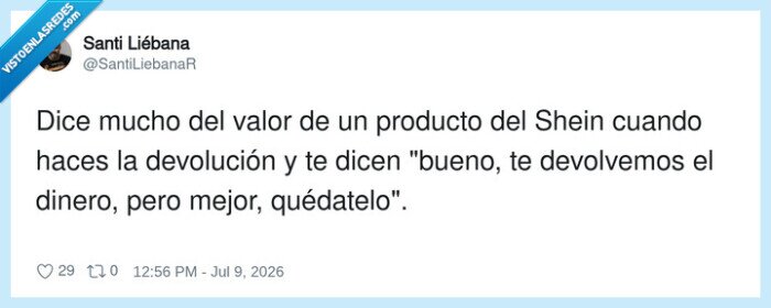 Shein,devoluci&oacute;n,producto,dinero,satisfacci&oacute;n