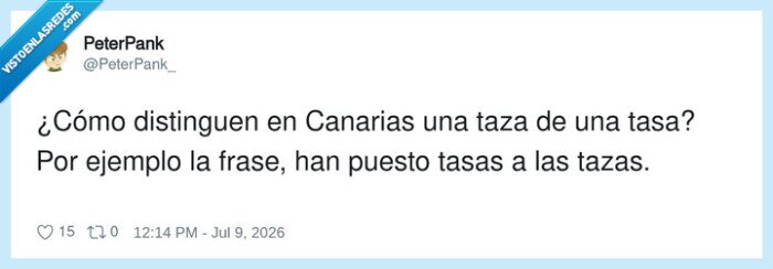 canarias,taza,tasa,lenguaje,diferencia
