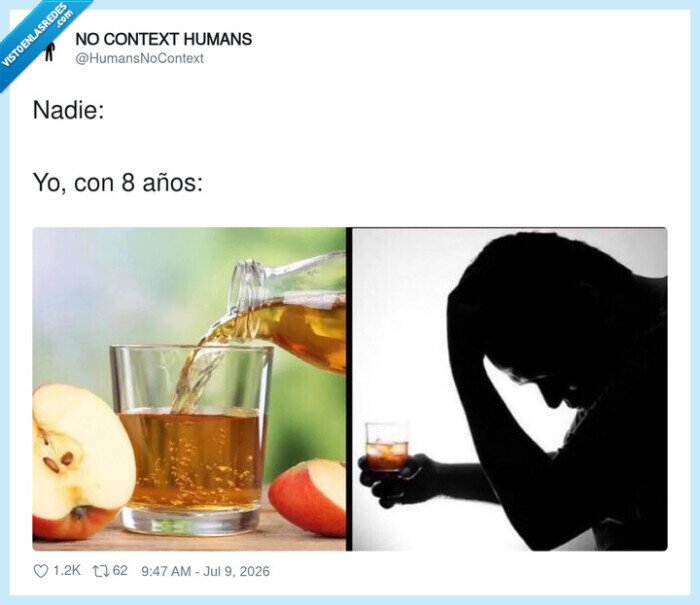 manzana,alcohol,nostalgia,adultos,resaca