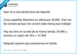 Enlace a Me sorprende que aún existan las tiendas físicas