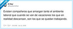 Enlace a Cuando el que se va de vacaciones es el que te quita las ganas de vivir en la oficina, por @SoyDaniloDiaz