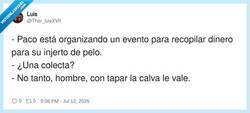 Enlace a Con tapar la calva le vale, por @Thor_luisXVII