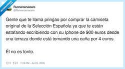 Enlace a Creo que aquí nadie puede hablar, por @Runnercervecero