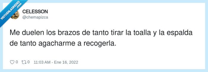 1743284 - Tirar la toalla tiene sus consecuencias, por @chemapizca