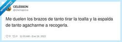 Enlace a Tirar la toalla tiene sus consecuencias, por @chemapizca
