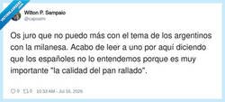 Enlace a Ahora la milanesa es una comida gourmet, claro que sí, por @capoatm