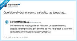 Enlace a Qué gustito el veranito, por @SuperFalete