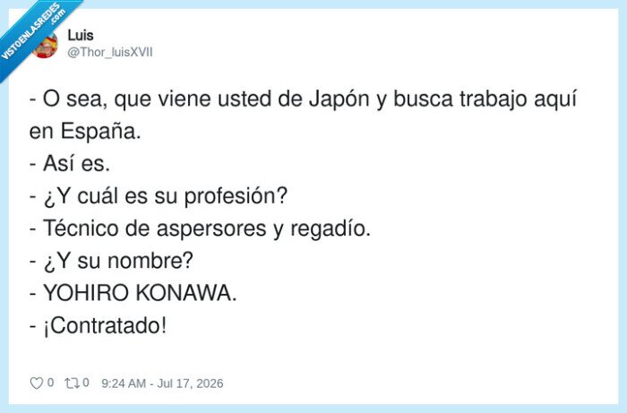 japon&eacute;s,trabajo,aspersores,regad&iacute;o,contrataci&oacute;n