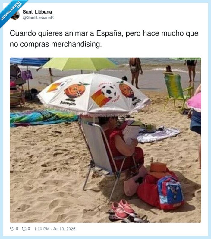 Espa&ntilde;a,f&uacute;tbol,playa,merchandising,paraguas