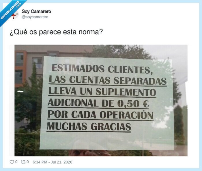 restaurante,cuentas,suplemento,amistad,cobro