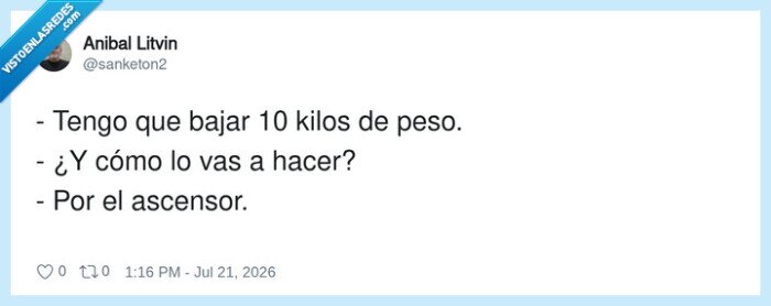 bajar_peso,ascensor,frase_corta,humor_inteligente,juego_palabras