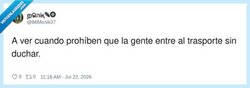 Enlace a Y luego se quejan de que huele a sudor en el metro, por @86Monik37