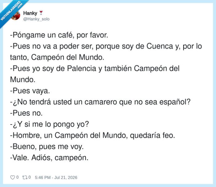 Cuenca,Palencia,Campe&oacute;nMundo,Caf&eacute;,Vendedor