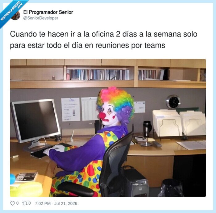 1744463 - Me hacen volver a la oficina para hacer Teams desde otro WiFi, por @5eniorDeveloper